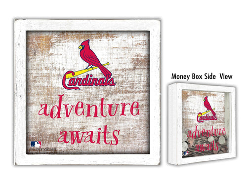 Fan Creations Desktop Stand St Louis Cardinals Adventure Awaits Money Box