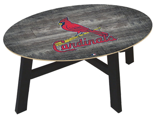 Fan Creations Home Decor St Louis Cardinals  Distressed Wood Coffee Table