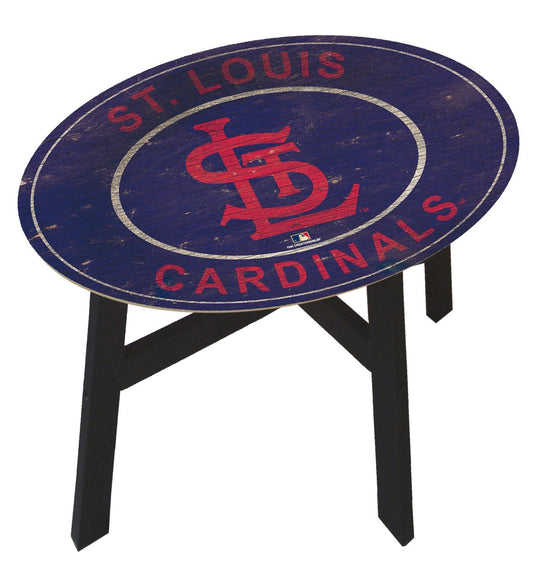 Fan Creations Home Decor St Louis Cardinals  Heritage Logo Side Table