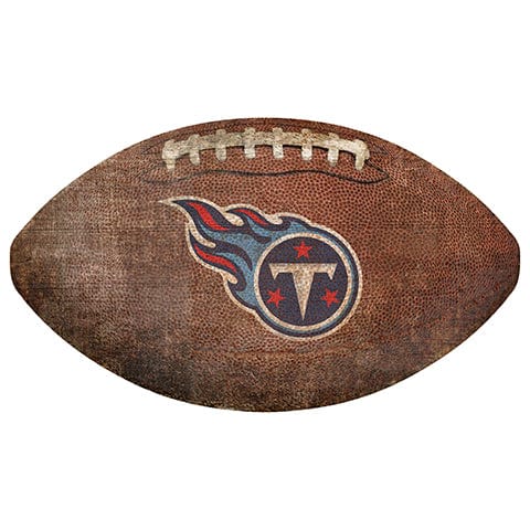 Fan Creations 12" Wall Art Tennessee Titans 12" Football Shaped Sign