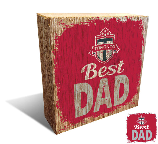 Fan Creations Desktop Stand Toronto FC Best Dad Block