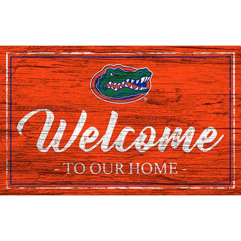 Fan Creations 11x19 University of Florida Team Color Welcome 11x19 Sign