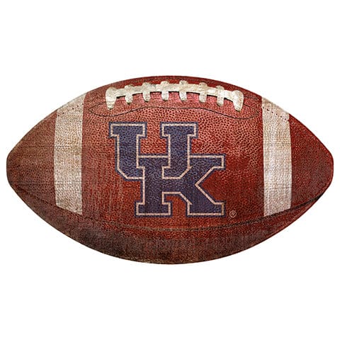 Fan Creations 12" Wall Art University of Kentucky 12" Football Shaped Sign