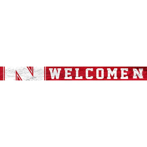 Fan Creations Strips University of Nebraska 16in. Welcome Strip