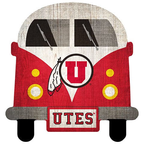 Fan Creations Team Bus Utah 12" Team Bus Sign