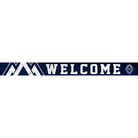Fan Creations Strips Vancouver Whitecaps 16in. Welcome Strip