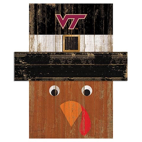 Fan Creations Large Holiday Head Virginia Tech Turkey Head