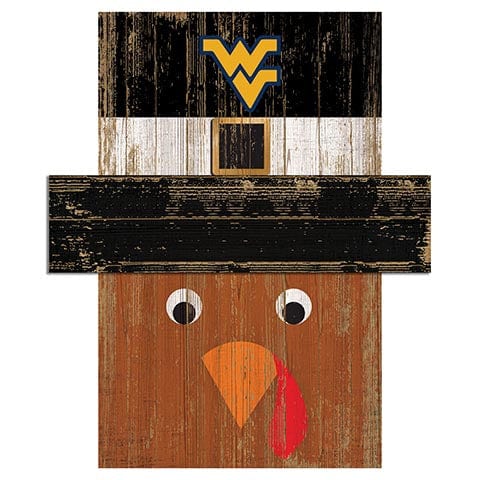 Fan Creations Large Holiday Head West Virginia University Turkey Head