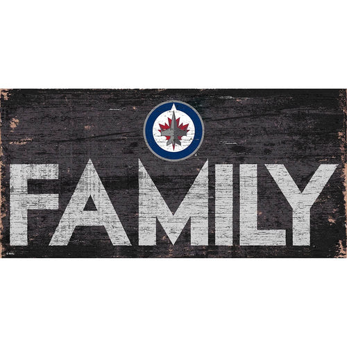 Fan Creations 6x12 Vertical Winnipeg Jets Family 6x12