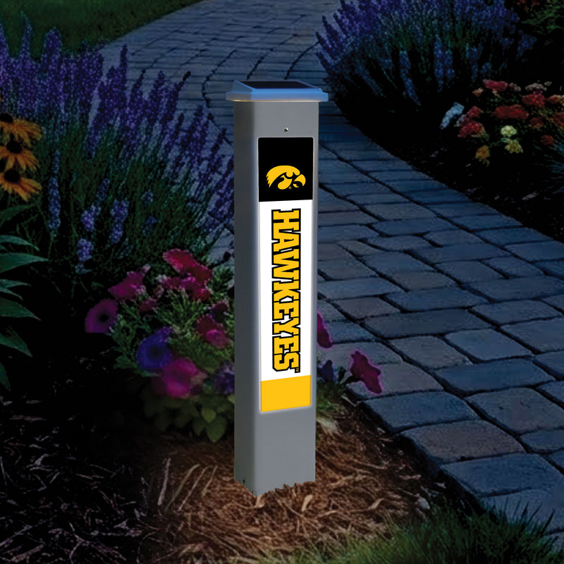Load image into Gallery viewer, Fan Creations NCAA Team Glow Post - Iowa
