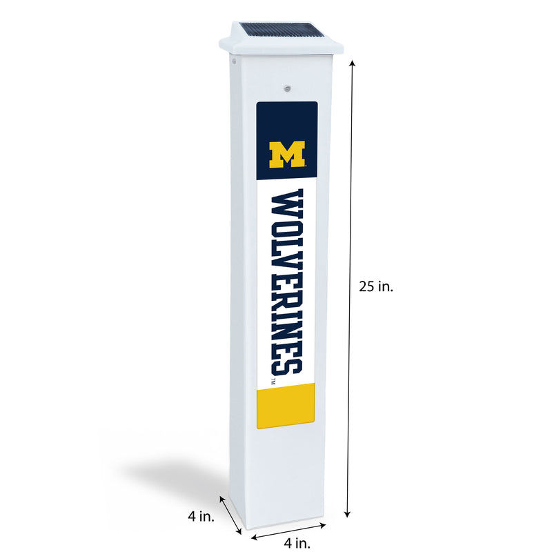 Load image into Gallery viewer, NCAA Team Glow Post - Michigan
