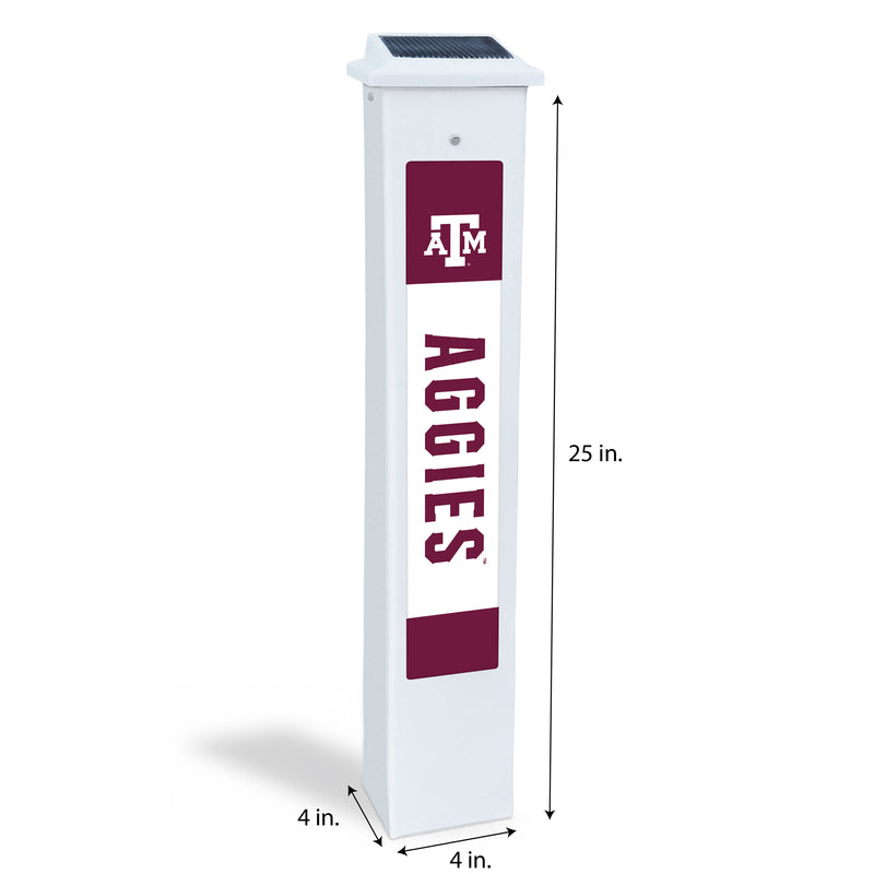 Load image into Gallery viewer, NCAA Team Glow Post - Texas A&amp;M
