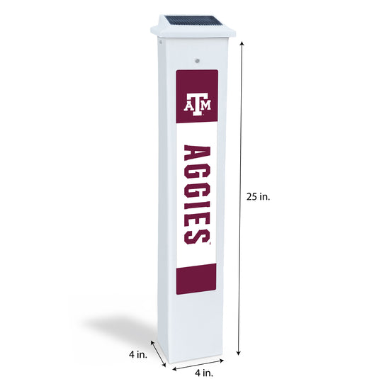 NCAA Team Glow Post - Texas A&M
