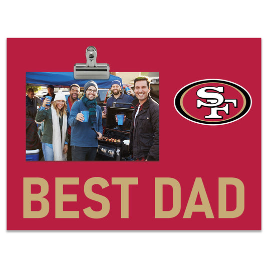 Best Dad NFL San Francisco 49ers Clip Frame