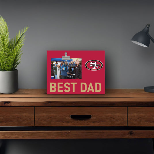 Best Dad NFL San Francisco 49ers Clip Frame