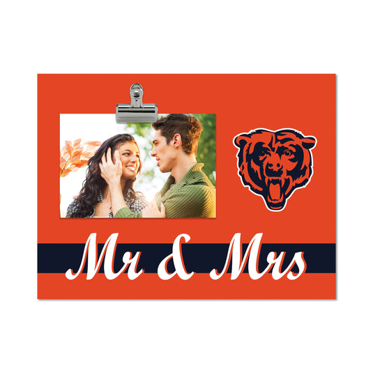 Brightline Mr. and Mrs. NFL Chicago Bears Clip Frame