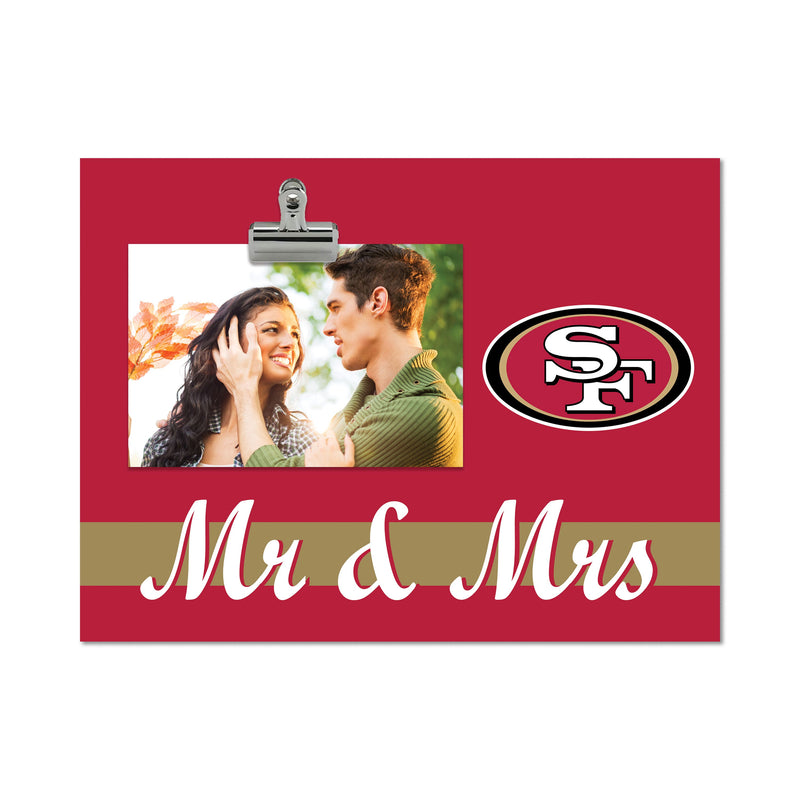 Load image into Gallery viewer, Brightline Mr. and Mrs. NFL San Francisco 49ers Clip Frame
