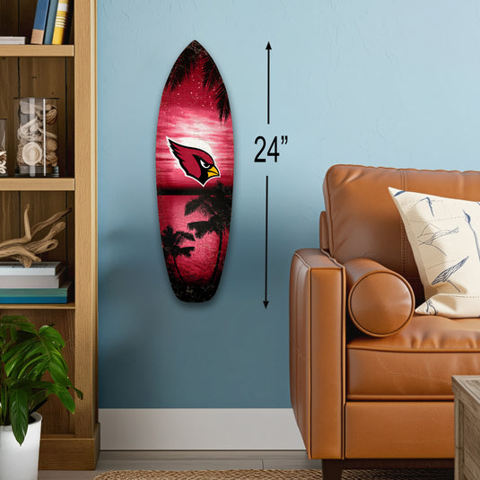 24inch NFL Arizona Cardinals Surfboard Wall Art