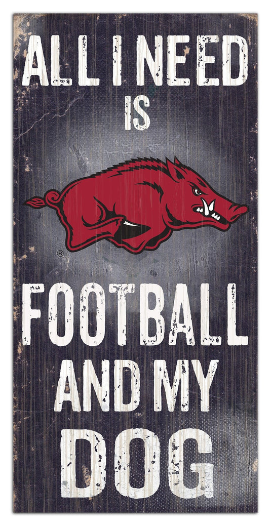 Fan Creations 6x12 Sign Arkansas My Dog 6x12 Sign