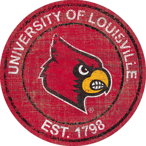 Fan Creations Home Decor Louisville Heritage Logo Round