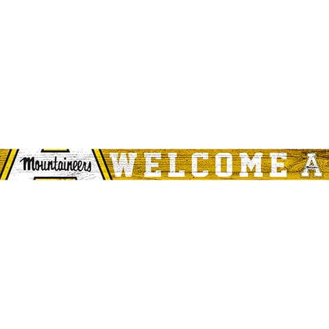 Fan Creations Strips Appalachian State 16in. Welcome Strip