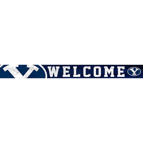 Fan Creations Strips BYU 16in. Welcome Strip