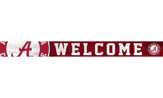 Fan Creations Wall Decor Alabama 16in Welcome Strip