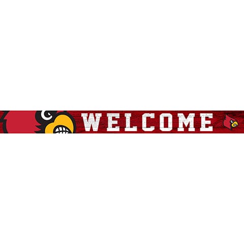 Fan Creations Strips Louisville 16in. Welcome Strip