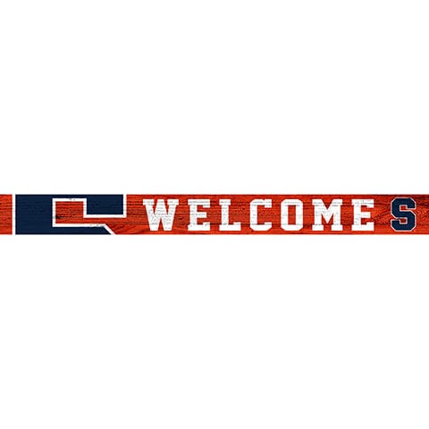 Fan Creations Strips Syracuse 16in. Welcome Strip