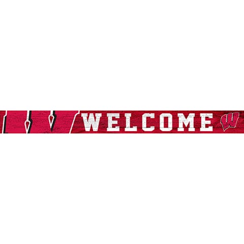 Fan Creations Strips University of Wisconsin 16in. Welcome Strip