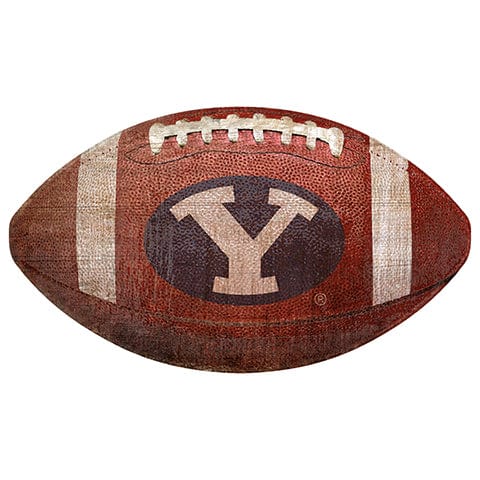 Fan Creations 12" Wall Art BYU 12" Football Shaped Sign