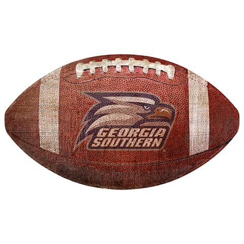 Fan Creations 12" Wall Art Georgia Southern 12" Football Shaped Sign