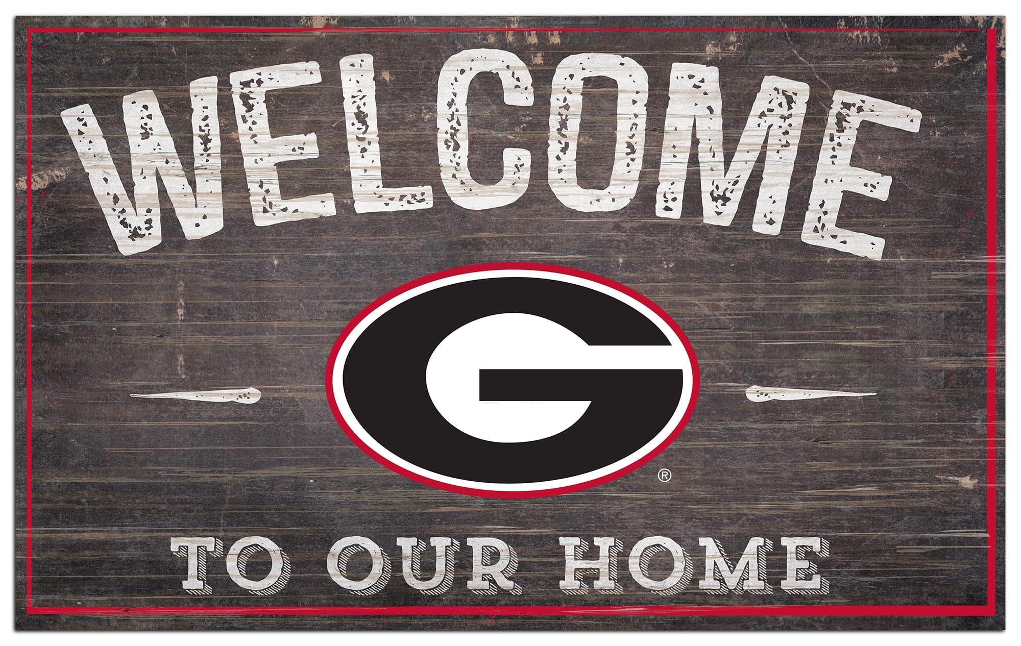 University of Georgia 11x19in Welcome Sign – Fan Creations GA