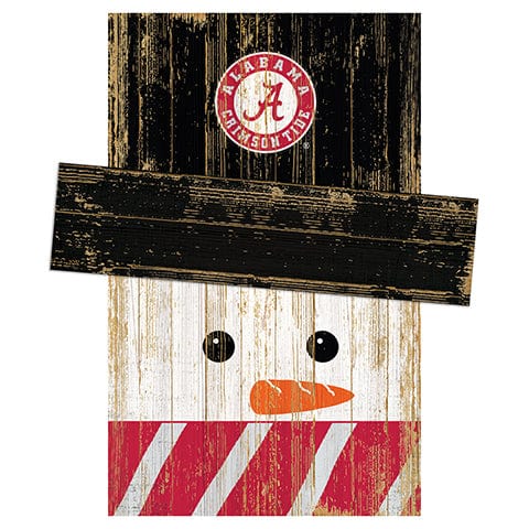 Fan Creations Large Holiday Head University of Alabama Snowman Head