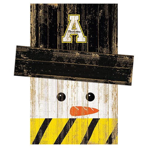 Fan Creations Large Holiday Head Appalachian State Snowman Head