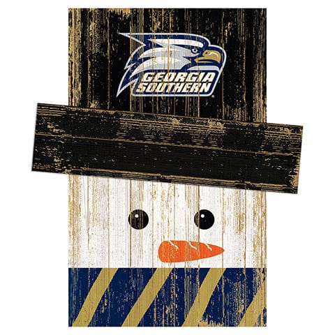 Fan Creations Large Holiday Head Georgia Southern Snowman Head