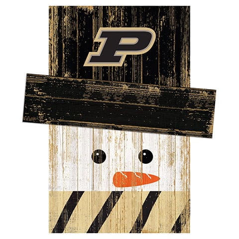 Fan Creations Large Holiday Head Purdue Snowman Head