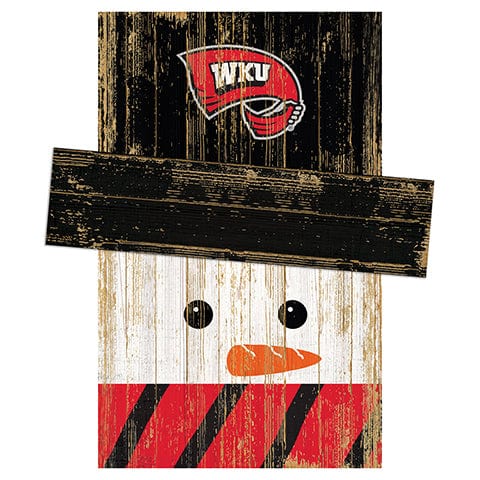 Fan Creations Large Holiday Head Western Kentucky Snowman Head