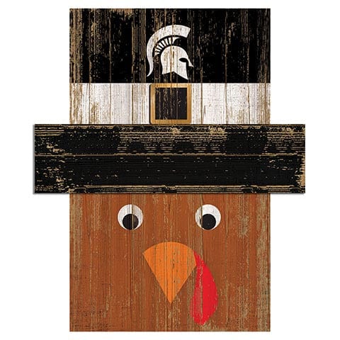 Fan Creations Large Holiday Head Michigan State University Turkey Head