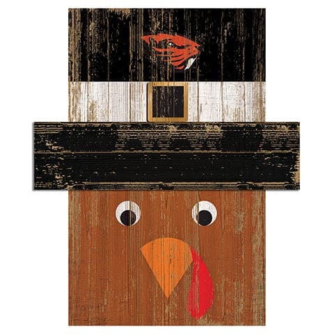 Fan Creations Large Holiday Head Oregon State Turkey Head