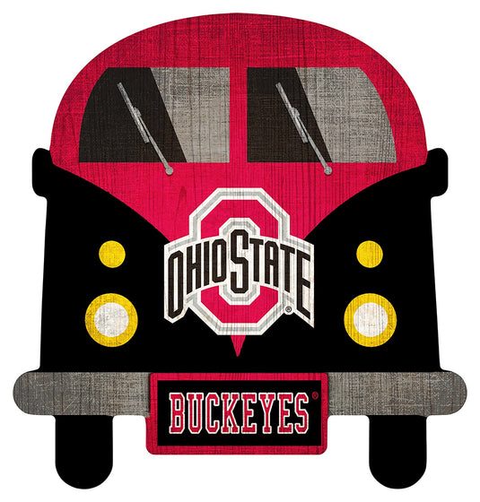 Fan Creations Wall Decor Ohio State 12in Team Bus Sign