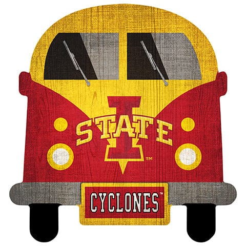 Fan Creations Team Bus Iowa State 12" Team Bus Sign