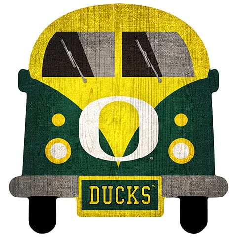 Fan Creations Team Bus University of Oregon 12" Team Bus Sign