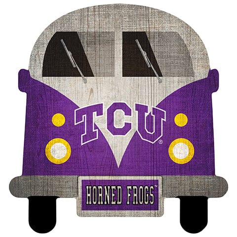 Fan Creations Team Bus TCU 12" Team Bus Sign