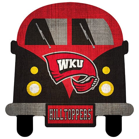 Fan Creations Team Bus Western Kentucky 12" Team Bus Sign