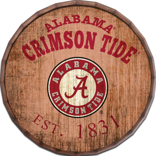 Fan Creations Home Decor Alabama  24in Established Date Barrel Top