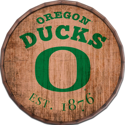 Fan Creations Home Decor Oregon  24in Established Date Barrel Top