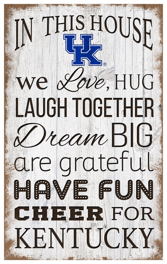 Fan Creations Home Decor Kentucky   In This House 11x19