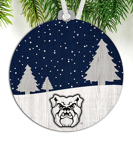 Fan Creations Ornament Butler Snow Scene Ornament