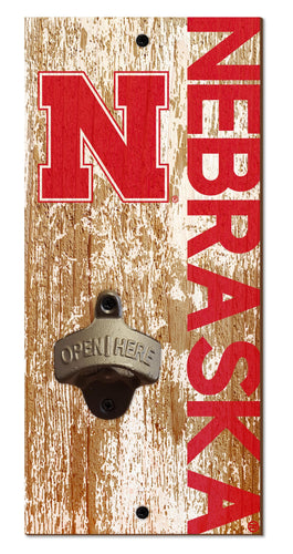 Fan Creations Home Decor Nebraska  Bottle Opener